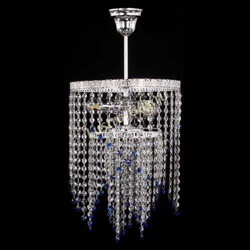 Люстра Токката Капель №3 синяя в Ижевске Гусь Хрустальный