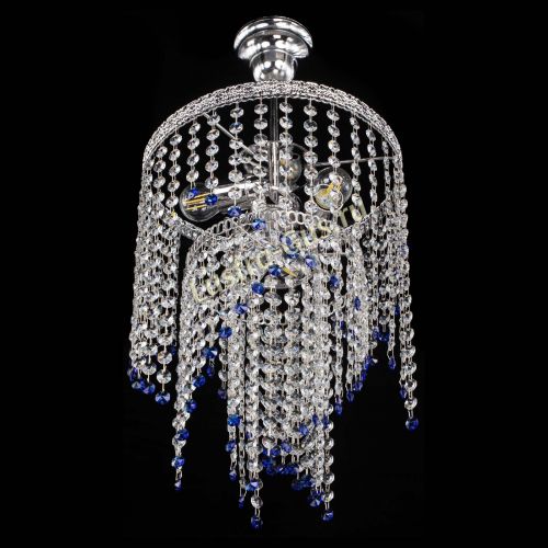 Люстра Токката Капель №3 синяя в Ижевске Гусь Хрустальный