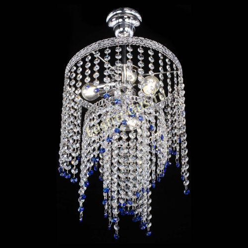 Люстра Токката Капель №3 синяя в Ижевске Гусь Хрустальный