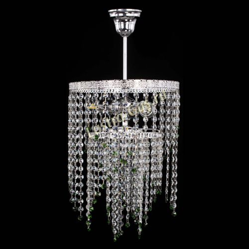 Люстра Токката Капель №3 зеленая в Ижевске Гусь Хрустальный