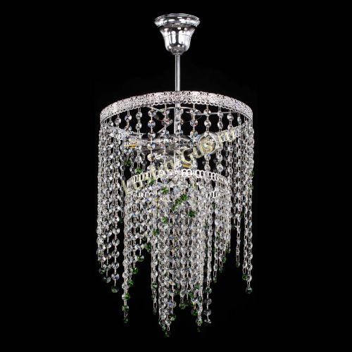 Люстра Токката Капель №3 зеленая в Ижевске Гусь Хрустальный