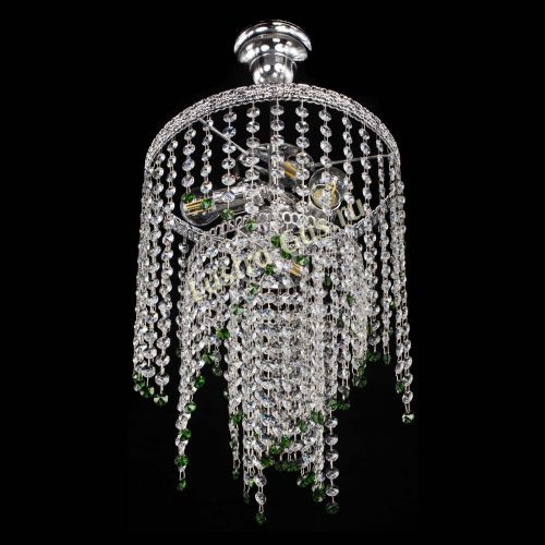 Люстра Токката Капель №3 зеленая в Ижевске Гусь Хрустальный