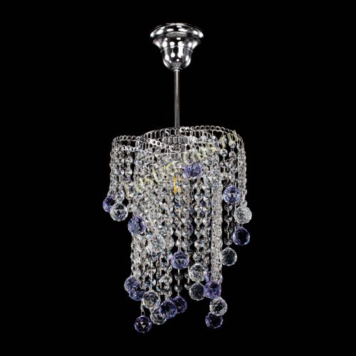 Люстра Вектор №4 фиолетовая в Ижевске Гусь Хрустальный