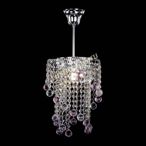 Люстра Вектор №4 розовая в Ижевске Гусь Хрустальный