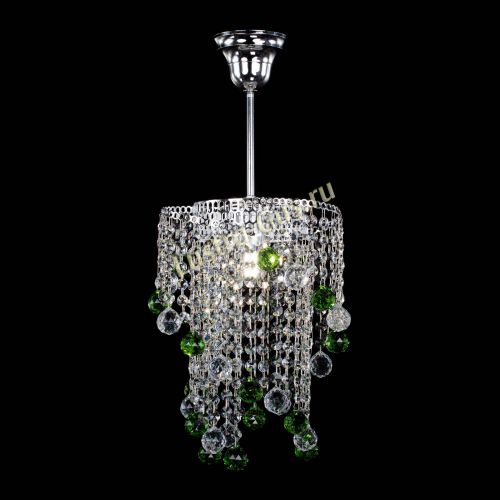 Люстра Вектор №4 зеленая в Ижевске Гусь Хрустальный