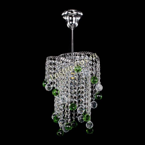 Люстра Вектор №4 зеленая в Ижевске Гусь Хрустальный