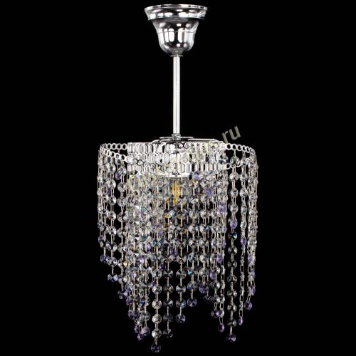 Люстра Вектор №5 фиолетовая в Ижевске Гусь Хрустальный