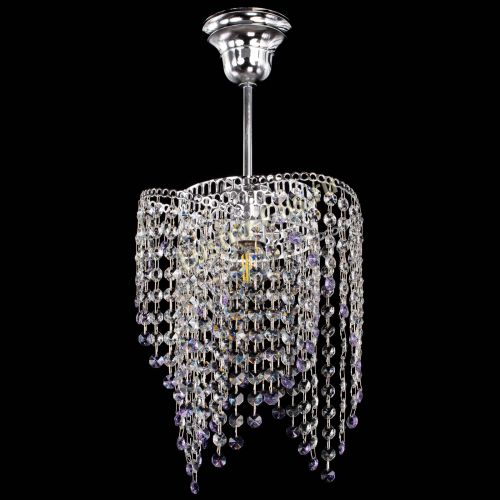 Люстра Вектор №5 фиолетовая в Ижевске Гусь Хрустальный