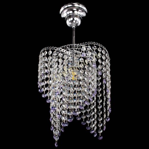 Люстра Вектор №5 фиолетовая в Ижевске Гусь Хрустальный