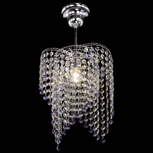Люстра Вектор №5 фиолетовая в Ижевске Гусь Хрустальный