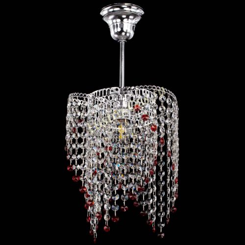 Люстра Вектор №5 красная в Ижевске Гусь Хрустальный