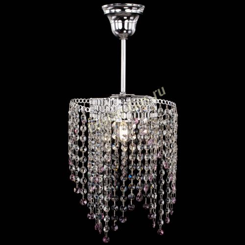 Люстра Вектор №5 розовая в Ижевске Гусь Хрустальный