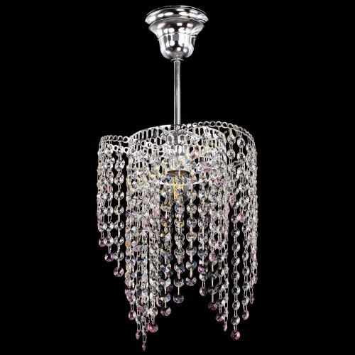 Люстра Вектор №5 розовая в Ижевске Гусь Хрустальный