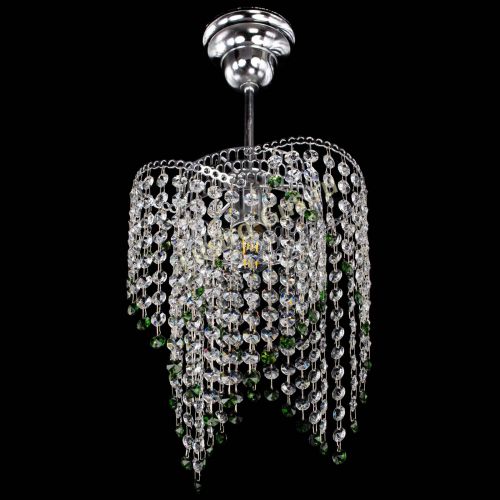 Люстра Вектор №5 зеленая в Ижевске Гусь Хрустальный