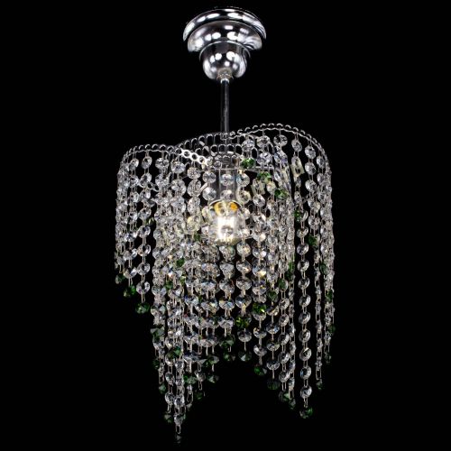 Люстра Вектор №5 зеленая в Ижевске Гусь Хрустальный