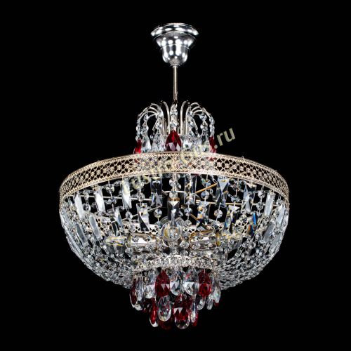 Люстра Венеция Астра №5 красная в Ижевске Гусь Хрустальный