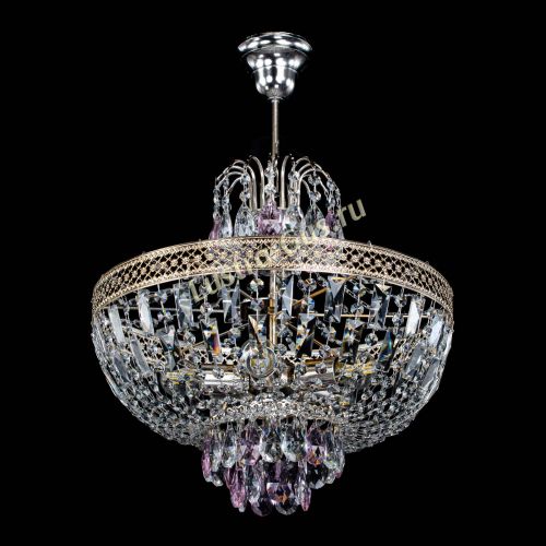 Люстра Венеция Астра №5 розовая в Ижевске Гусь Хрустальный