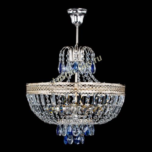 Люстра Венеция Астра №5 синяя в Ижевске Гусь Хрустальный