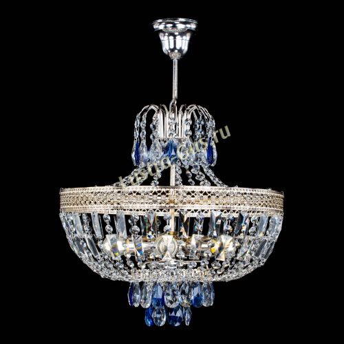 Люстра Венеция Астра №5 синяя в Ижевске Гусь Хрустальный