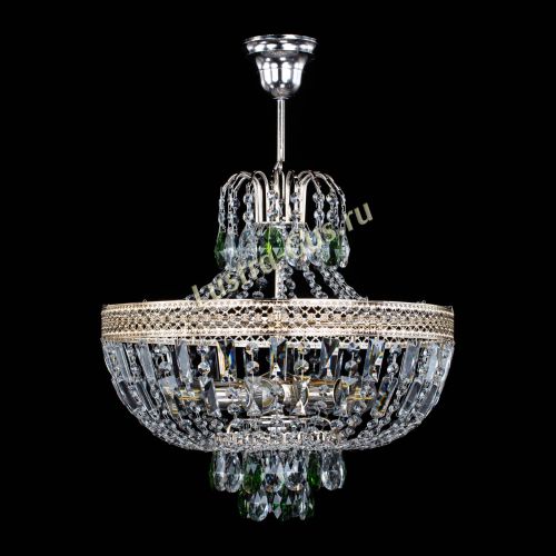 Люстра Венеция Астра №5 зеленая в Ижевске Гусь Хрустальный