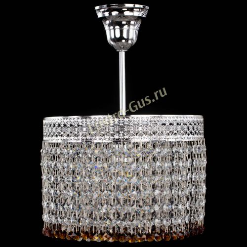 Люстра Венеция Капель №1 с подвесом Чайная в Ижевске Гусь Хрустальный