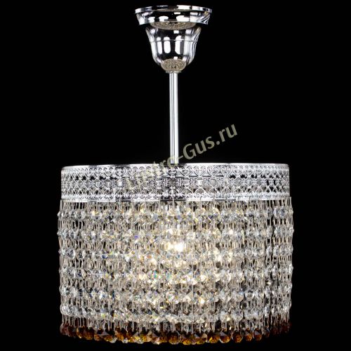 Люстра Венеция Капель №1 с подвесом Чайная в Ижевске Гусь Хрустальный
