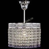 Люстра Венеция Капель №1 с подвесом Фиолетовая в Ижевске