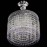 Люстра Венеция Капель №1 с подвесом Фиолетовая в Ижевске