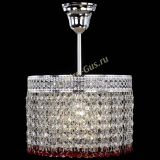 Люстра Венеция Капель №1 с подвесом Красная в Ижевске