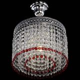 Люстра Венеция Капель №1 с подвесом Красная в Ижевске
