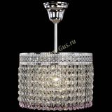 Люстра Венеция Капель №1 с подвесом Розовая в Ижевске