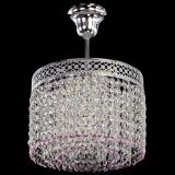 Люстра Венеция Капель №1 с подвесом Розовая в Ижевске