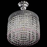 Люстра Венеция Капель №1 с подвесом Розовая в Ижевске