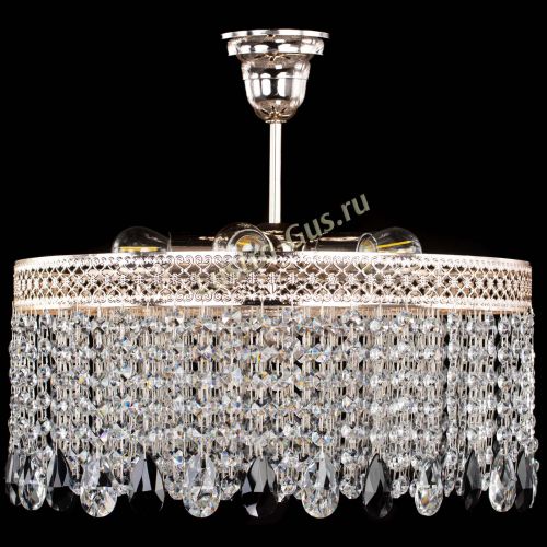 Люстра Венеция Капель журавлик черная в Ижевске Гусь Хрустальный