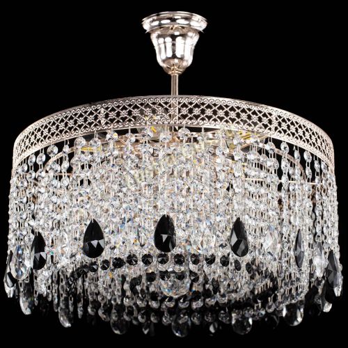 Люстра Венеция Капель журавлик черная в Ижевске Гусь Хрустальный