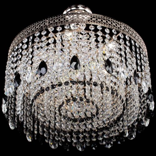 Люстра Венеция Капель журавлик черная в Ижевске Гусь Хрустальный