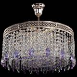 Люстра Венеция Капель журавлик фиолетовая в Ижевске