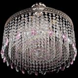 Люстра Венеция Капель журавлик розовая в Ижевске