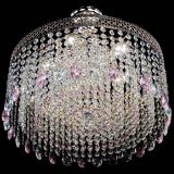 Люстра Венеция Капель журавлик розовая в Ижевске