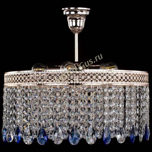 Люстра Венеция Капель журавлик синяя в Ижевске Гусь Хрустальный