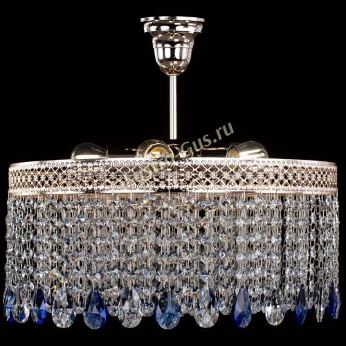 Люстра Венеция Капель журавлик синяя в Ижевске Гусь Хрустальный