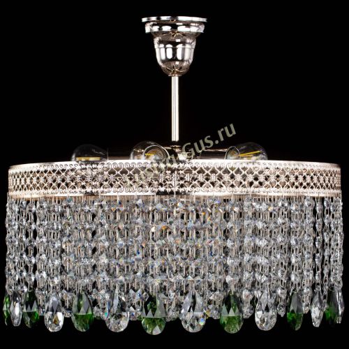Люстра Венеция Капель журавлик зеленая в Ижевске Гусь Хрустальный