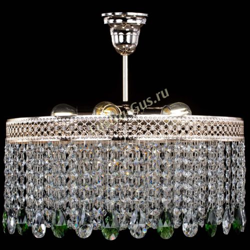 Люстра Венеция Капель журавлик зеленая в Ижевске Гусь Хрустальный