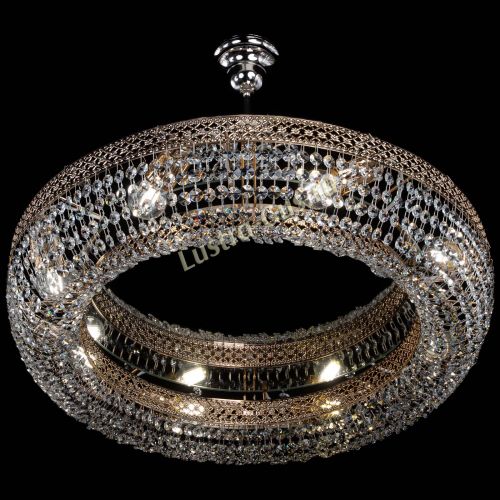 Люстра Венеция Кольцо с подвесом в Ижевске Гусь Хрустальный