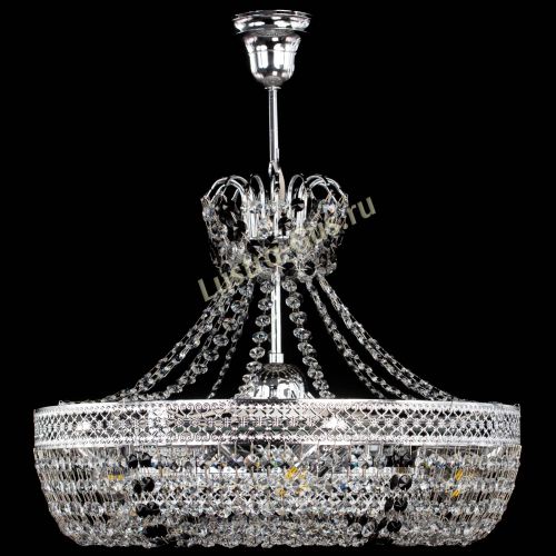 Люстра Венеция Кольцо с подвесом Черная в Ижевске Гусь Хрустальный