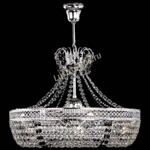 Люстра Венеция Кольцо с подвесом Черная в Ижевске Гусь Хрустальный