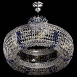 Люстра Венеция Кольцо с подвесом Синяя в Ижевске