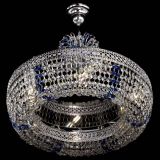 Люстра Венеция Кольцо с подвесом Синяя в Ижевске