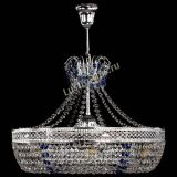 Люстра Венеция Кольцо с подвесом Синяя в Ижевске