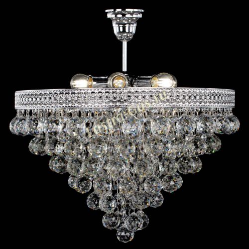 Люстра Венеция Пирамида шар 40 в Ижевске Гусь Хрустальный